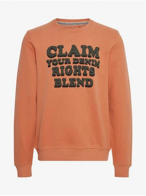 Orange Sweatshirt Blend - Men