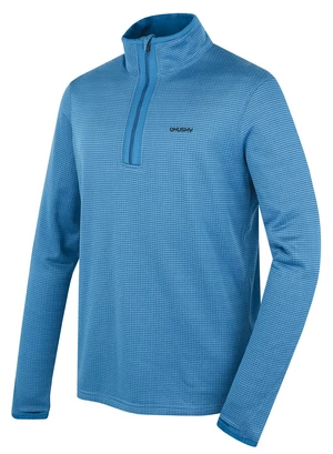 Men's sweatshirt with turtleneck HUSKY Artic M blue