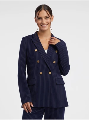 Orsay Dark blue ladies striped jacket - Ladies