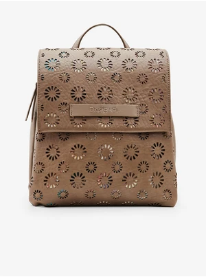 Desigual Amorina Covasna Brown Patterned Backpack - Women