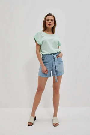 WOMEN'S SHORTS L-SH-4003 LBblue