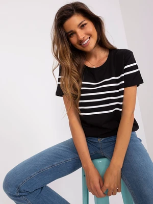 Basic black and white striped blouse from RUE PARIS