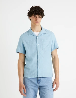 Celio Linen Shirt Fatext - Men