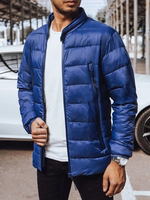 Men's Quilted Jacket, dark blue, Dstreet