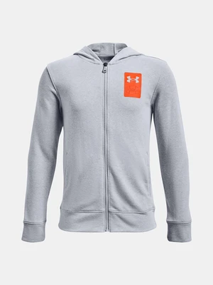 Under Armour Mikina UA Rival Terry FZ Hoodie-GRY - Kluci