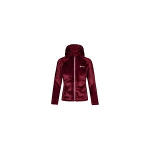 Women's warm hoodie Kilpi MARIEL-W dark red