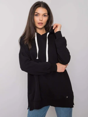 Black plain hoodie