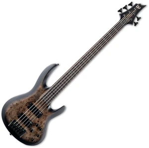 ESP LTD B-5E Charcoal Burst Satin 5-saitiger E-Bass, 5-Saiter E-Bass