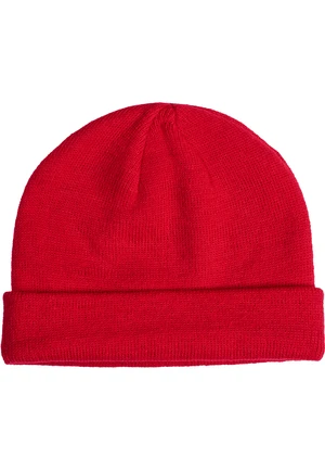 Čepice MSTRDS Short Cuff Knit Beanies - červená