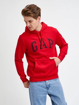 Mikina GAP Hoodie Logo Červená