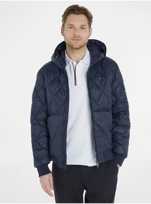 Dark Blue Men's Winter Quilted Jacket Tommy Hilfiger - Men's