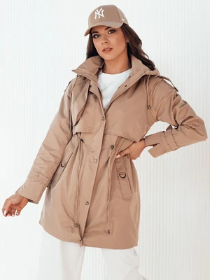 BRENS women's parka jacket beige Dstreet