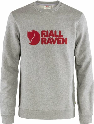 Fjällräven Logo Sweater M Grey/Melange XL Outdoorová mikina