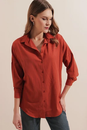 Bigdart 3900 Oversize Long Basic Shirt - Tile