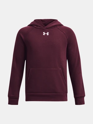 Under Armour Mikina UA Rival Fleece Hoodie-MRN - Kluci