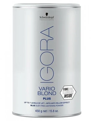 Schwarzkopf Professional Modrý odbarvovací pudr IG Vario Blond Light Plus (Powder) 450 g