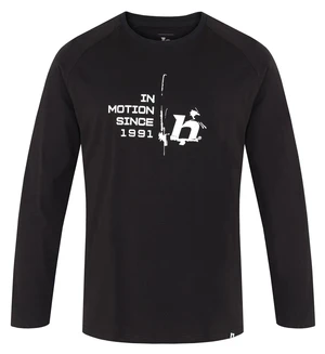 Men's cotton long-sleeved T-shirt Hannah HANES anthracite