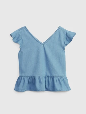 GAP Kids cotton top peplum - Girls