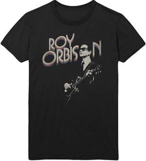 Roy Orbison Camiseta de manga corta Guitar & Logo Unisex Black S