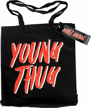 Young Thug Logo Schultertasche Black