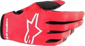 Alpinestars Radar Gloves Red/White 2XL Motoros kesztyűk