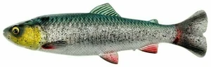 Savage Gear 4D Line Thru Pulse Tail Trout Green Silver 16 cm 51 g Gumihal