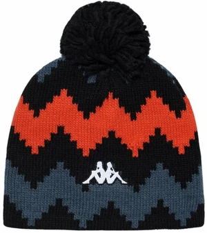 Kappa 6Cento Pomok G Beanie Black/Grey Asphalt/Orange Smutty Graphic 04 Ski Mütze