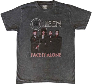 Queen Tricou Face it Alone Band Unisex Black M