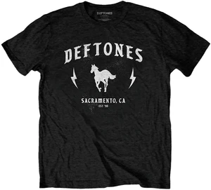 Deftones Tricou Electric Pony Unisex Black L