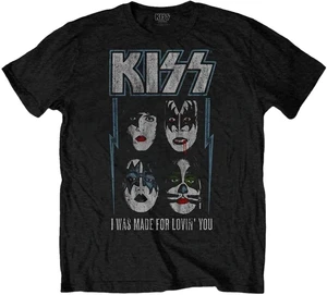 Kiss Ing Made For Lovin' You Unisex Black XL