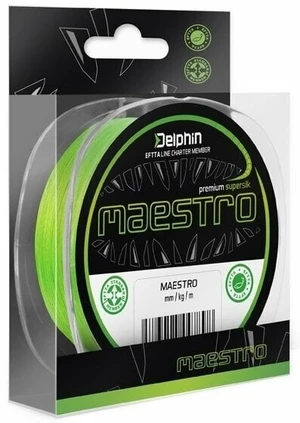 Delphin MAESTRO Fluo Green 0,13 mm 150 m 8 kg Zsinór