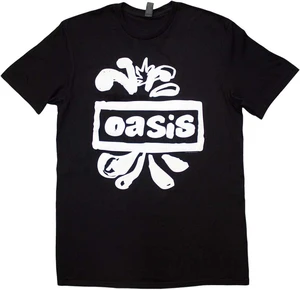 Oasis T-shirt Logo Splat Unisex Black S