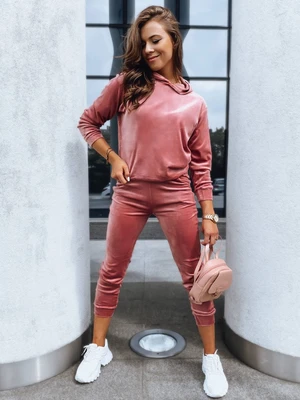 Pink women's velour set SO COMFY Dstreet