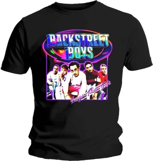 Backstreet Boys Camiseta de manga corta Larger Than Life Unisex Black S