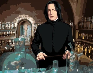 Zuty Dipingere con i numeri Severus Piton nella lezione di Pozioni (Harry Potter)