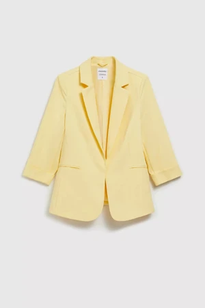 Women's blazer MOODO - light yellow