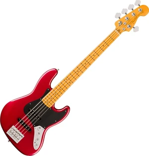 Fender American Ultra II Jazz Bass V MN Sinister Red Basse 5 cordes