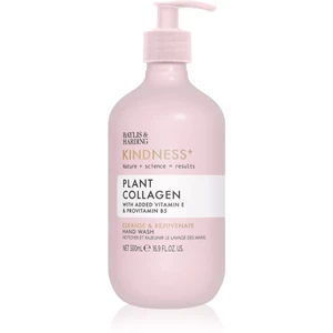 Baylis & Harding Kindness+ Plant Collagen Ošetrujúce tekuté mydlo na ruky vône Coconut Milk & Rose Water 500 ml