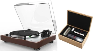 Thorens TD 402 DD Walnut Cleaning SET Walnut Hi-Fi Gramofony