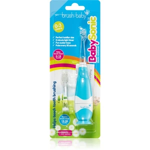 Brush Baby BabySonic elektrický zubní kartáček pro děti 0 – 36 měsíců Blue 1 ks