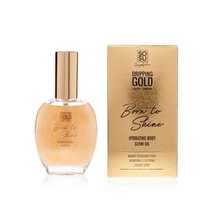 Dripping Gold Hydratační olej na tělo se třpytkami Zlatý Dripping Gold Born to Shine (Hydrating Body Glow Oil) 50 ml