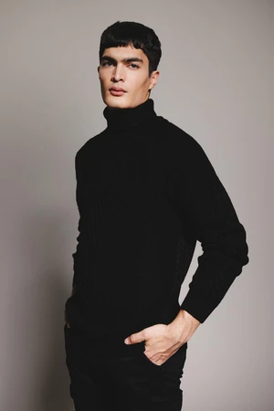 DEFACTO Standard Fit Turtleneck Knit Sweater