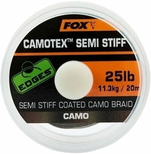 Fox Fishing Edges Camotex Semi Stiff Camo 20 m 25 lbs-11,3 kg Trecciati