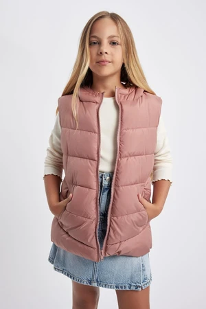 DEFACTO Girl Water Repellent Hooded Puffer Vest