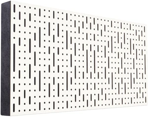 Mega Acoustic FiberPRO120 Binary Bean White/Black Absorbent Holzplatte