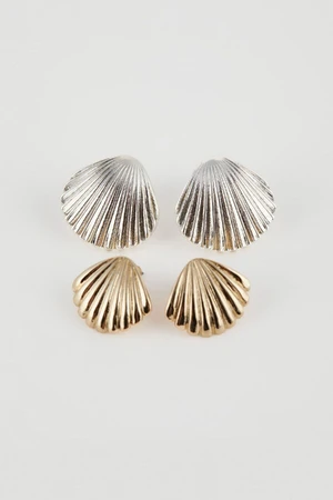 DEFACTO Women's Shell Earrings