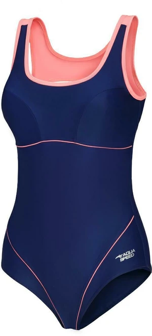 AQUA SPEED Woman's Swimming Suit Cora Navy Blue