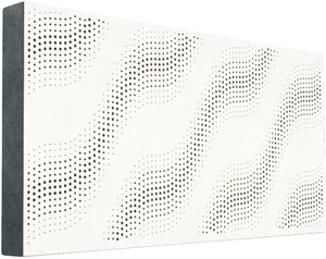 Mega Acoustic FiberPRO120 SineWave White/Gray Panneau de bois absorbant