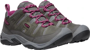 KEEN Dámske kožené tenisky Circadia Wp 1026770 steel grey/boysenberry 40