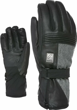 Level Ace Black/Grey 9 Guantes de esquí